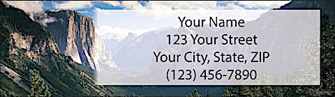 America's National Parks Return Address Label