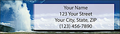 America's National Parks Return Address Label
