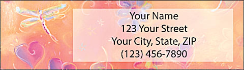 Love Bugs Return Address Label