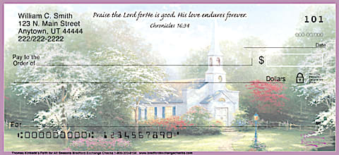 Kinkade's Faith for All Seasons Personal Checks