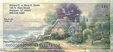 Kinkade's Seasons of Reflection Personal Checks