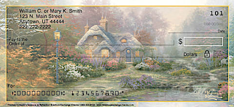 Kinkade's Seasons of Reflection Personal Checks
