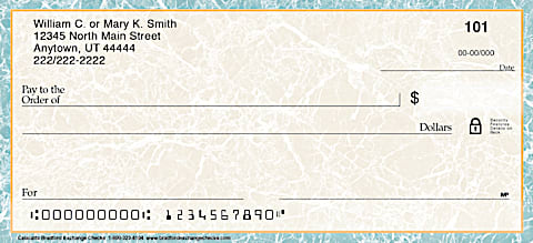 Calacatta Personal Checks