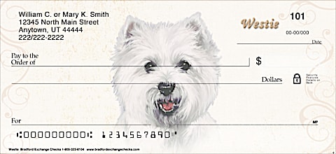 Westie Personal Checks