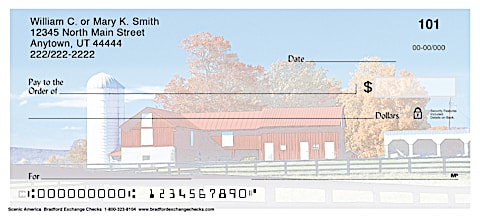 Scenic America Personal Checks