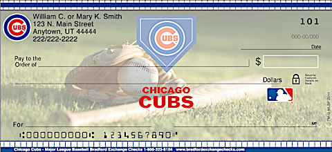 Chicago Cubs MLB&reg; Personal Checks