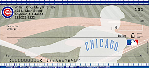 Chicago Cubs MLB&reg; Personal Checks