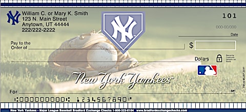 New York Yankees MLB&reg; Personal Checks