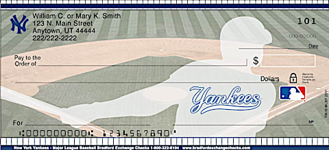 New York Yankees MLB&reg; Personal Checks