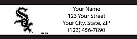 Chicago White Sox MLB&reg; Return Address Label