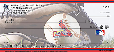 St Louis Cardinals MLB&reg; Personal Checks