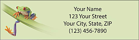 Froggy Fun Return Address Label