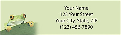 Froggy Fun Return Address Label
