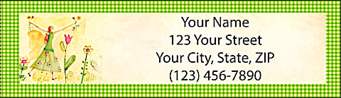 Garden Graces Return Address Label