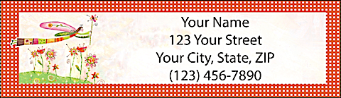 Garden Graces Return Address Label