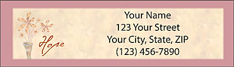 Heartfelt Expressions Return Address Label