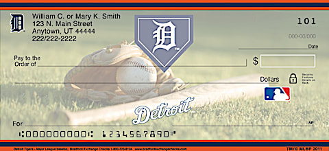 Detroit Tigers MLB&reg; Personal Checks