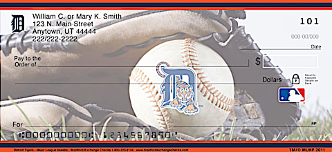 Detroit Tigers MLB&reg; Personal Checks