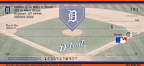 Detroit Tigers MLB&reg; Personal Checks