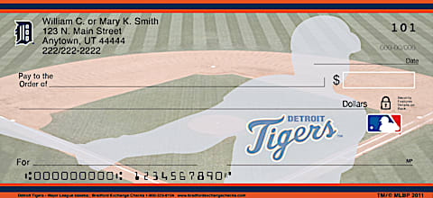 Detroit Tigers MLB&reg; Personal Checks