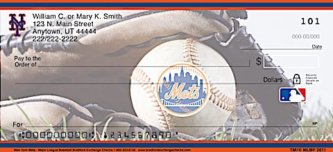 New York Mets MLB&reg; Personal Checks