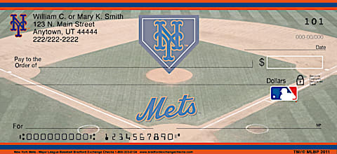 New York Mets MLB&reg; Personal Checks