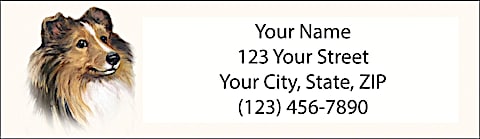Sheltie Return Address Label