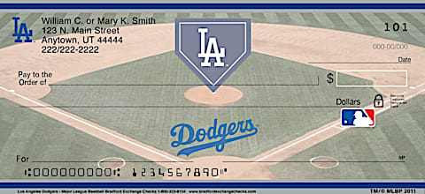 Los Angeles Dodgers MLB&reg; Personal Checks