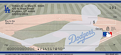 Los Angeles Dodgers MLB&reg; Personal Checks