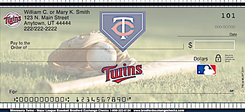 Minnesota Twins MLB&reg; Personal Checks