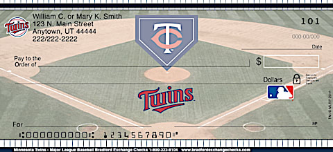 Minnesota Twins MLB&reg; Personal Checks
