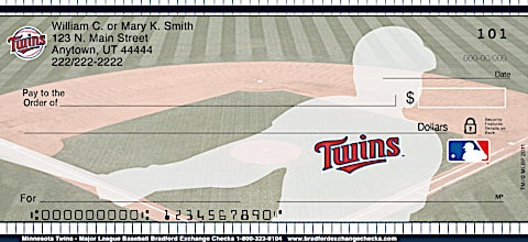 Minnesota Twins MLB&reg; Personal Checks