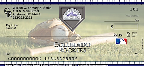 Colorado Rockies MLB&reg; Personal Checks