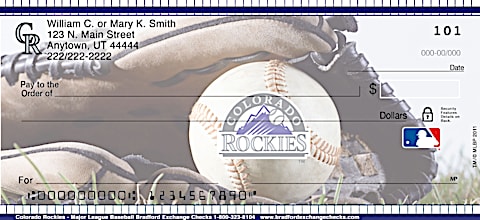 Colorado Rockies MLB&reg; Personal Checks