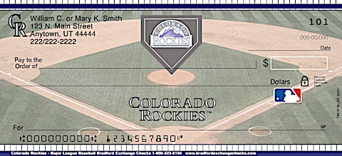 Colorado Rockies MLB&reg; Personal Checks