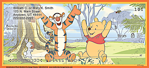 Disney's Adventures of Pooh Personal Checks