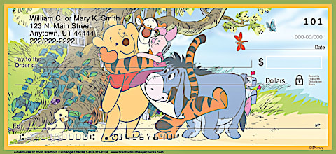 Disney's Adventures of Pooh Personal Checks