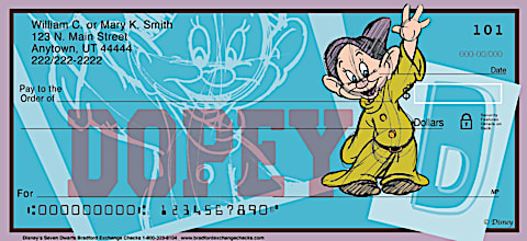 Disney's The Seven Dwarfs Personal Checks