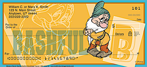 Disney's The Seven Dwarfs Personal Checks