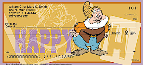 Disney's The Seven Dwarfs Personal Checks
