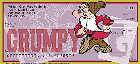 Disney's The Seven Dwarfs Personal Checks