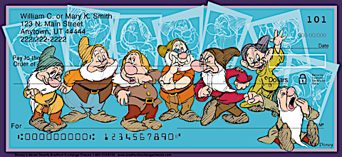 Disney's The Seven Dwarfs Personal Checks
