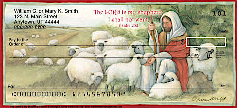 The LORD Is My Shepherd Personal Checks