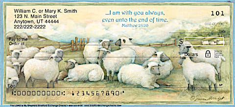 The LORD Is My Shepherd Personal Checks