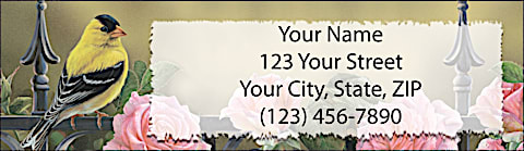 Songbirds Return Address Label