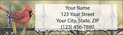 Songbirds Return Address Label
