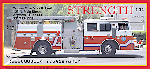 Traditions of Bravery Personal Checks