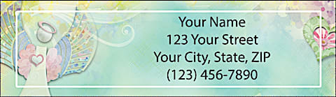 Angels of the Heart Return Address Label