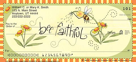 Just Bee Personal Checks