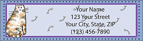Cats Rule Return Address Label